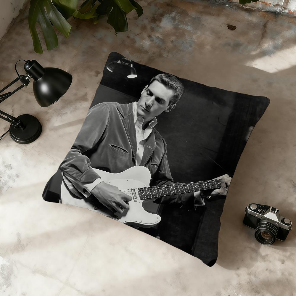 Guitarist SSteve Cropper cushion cover Home Office Convenient Nordic Simplicity Hit With Zipper Cushion Cover