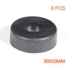 8pcs Speaker Cabinet Rubber Table Conical Full Size