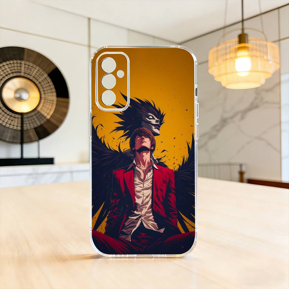 Death Note Kira Yagami Dark Anime Phone Case Transparent Silicone Soft For SamsungA10,12,20,21S,30,31,40,50,51,52,70,71