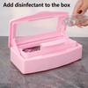1 pcs Nail Sterilization Box Nail Tools Sterilization Box False Eyelash Cleaning Box Alcohol Cleaning Soaking Filter Box