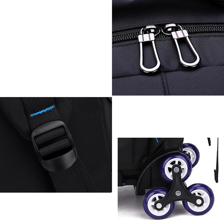 Student Roller Backpack 6-wheel Three-piece Set ZRY9319