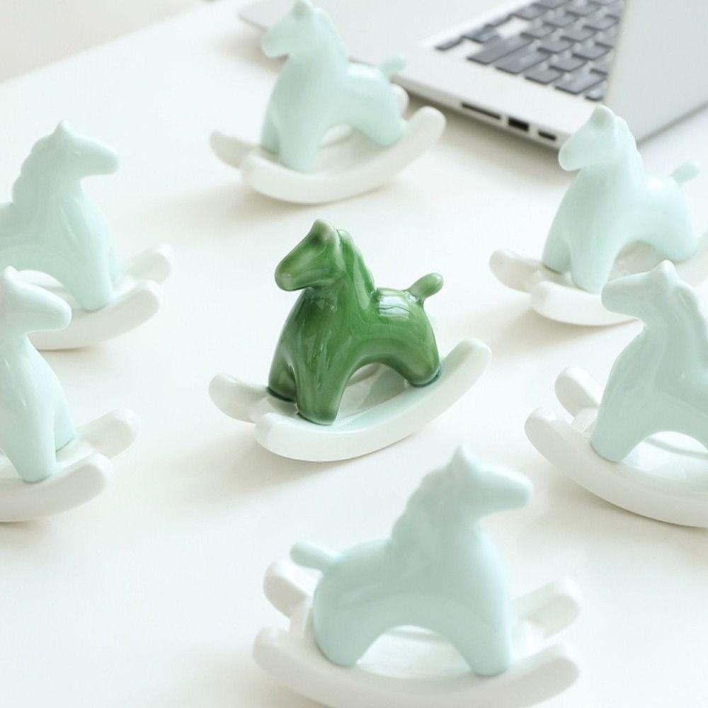 Exquisite Horse Sculpture Crafts Equilibrium Principle Tea Ornaments Rocking Horse Ornament  Study