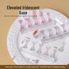 Translucent Pink Nail Holder & Display Stand for Manicure Practice