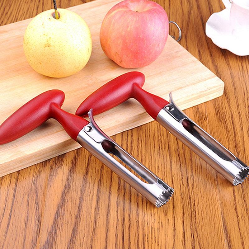 Premium Apple Corer Stainless Steel Apple Pears Core Remover Tool Fruit Cutter Seeder Slicer Knife Kitchen Vegetable Tools
