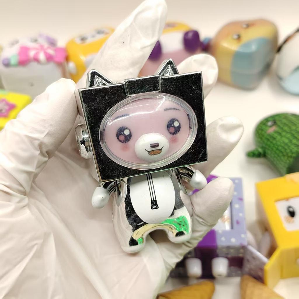 1pcs 5-8cm Original Lankybot Figure Lovely Collection Ultra Rare Edition Mini Figures Toys Gold Robot Kids Girls Best Gifts Kid Friendly Entertaining