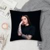 Singer Young Miko Pillow Case Square Double-Sided Printing Short Plush Sofa Cushion Cover Bedroom Pillow