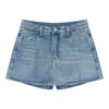 Vintage Style Cotton A Line Mini Skirt With Pockets For Summer Casual Wear