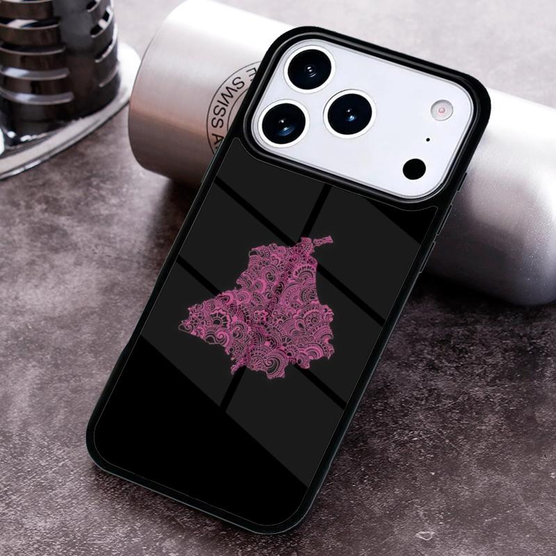 Punjab Map Outline soft Phone Case for iPhone 17 16 15 Pro Max Air 14 13 12 11 Plus Shockproof Capa Cover