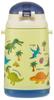 Skater Water Bottle with Dinosaur Picture SSH4C-A Push-to-Open Straw, 400ml,