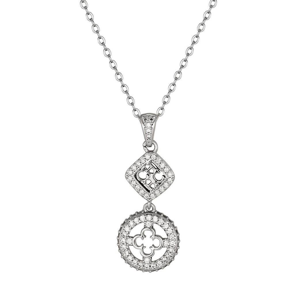 Elegant Zircon Collarbone Chain Pendant Necklace - Light Luxury, Casual & Popular Design