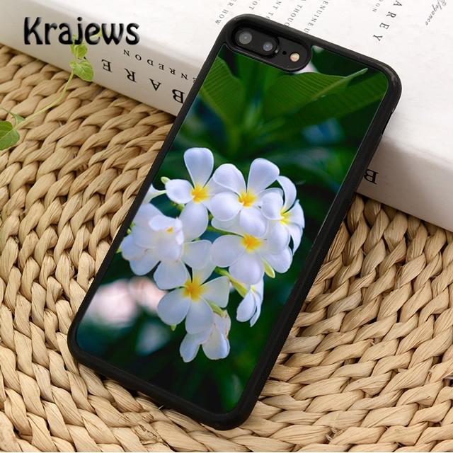 Krajews Frangipani Tropical Flowers For iPhone 17 Air 16 Phone Case Cover 15 14 plus 12 13 pro max coque Fundas