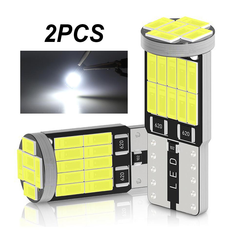 2pcs High Bright T10 W5W Led Car Light 26smd 4014 Smd Lamp Bulb Automobile Accessories License Plate Light