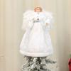 Angel Plush Wings Ornaments Christmas Tree Topper Star Holiday Decoration for Home and Store Festive Celebrations