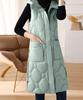 Autumn and winter counter women's clothing fashion trend slim-fitting long warm vest cotton clothes