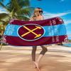 West Football Printed Microfiber Beach Towel, Soft And Absorbent, Quick-Dry, Ideal for Summer Travel, Beach Essential, Swimming Pool