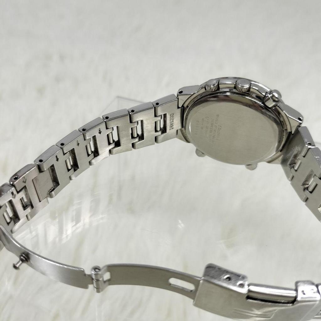 Used SEIKO LUKIA Chronograph 7T32-6K80 White