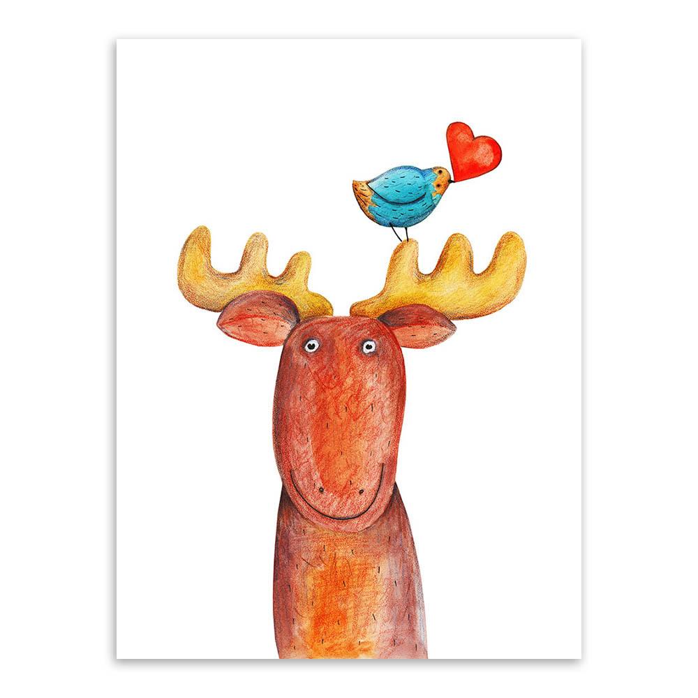 Leichte Kunst, skandinavischer minimalistischer süßer Hund, entzückender Hund, Tierdruck, Schlafzimmer, Kinderzimmer, Dekoration, Poster, Gemälde auf Leinwand