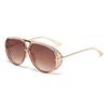 Shades Multicolor Lenses Eyewear Irregular UV400 Sun Glasses Large Frame Sunglasses  Cycling