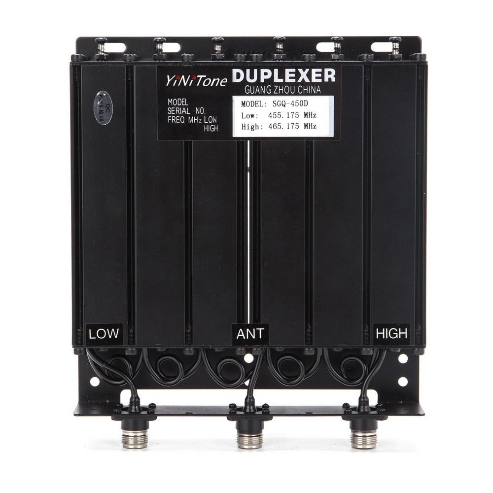 50W UHF 400-470MHz N-Female Customizable Frequency Portable Duplexer