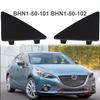 2Pcs For 2014-16 Mazda 3 Front Bumper Lower Grille Triangle Cap Tow Hook Cover