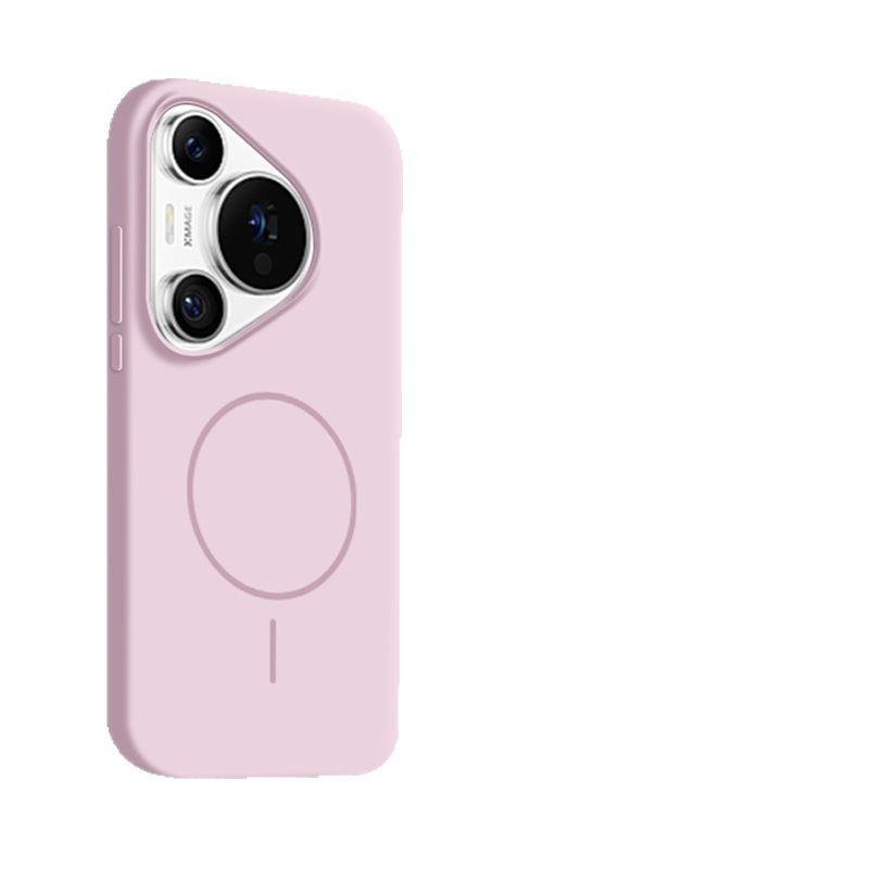 Magnetic charging is suitable for Huawei pura70 mobile phone case HUAWEI new pura70pro simple style antique white.
