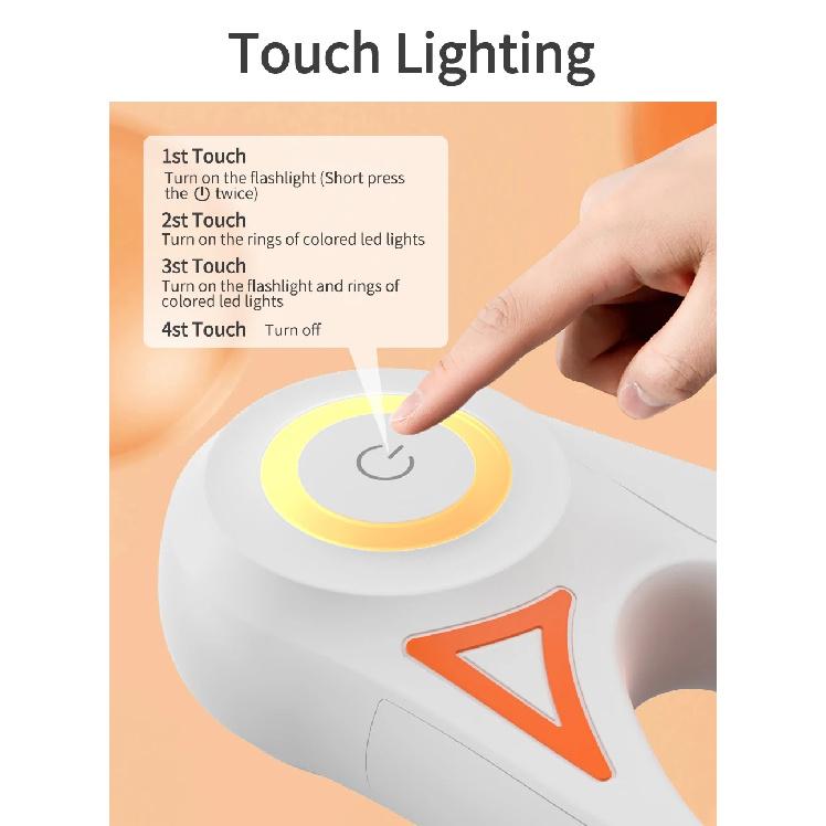 ROJECO 5M Retractable Dog Leash Automatic LED Light Luminous Roulette Leash Rope For Dogs Adjustable Pets Dog Walk Running Leads