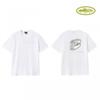 CORT Alcatraz Basic Short Sleeve T-Shirt Phantom Letter Print Couple Streetwear Teens
