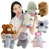 Jucărie de pluș Kawaii Urs Capybara Koala Dinozaur Iepure Jucării de pluș Animale Umplute Păpușă Decor Mașină Pernă Cadou de Ziua de Naștere pentru Băiat Fete
