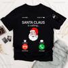 Santa Claus Is Calling Funny Father Christmas Printed T-shirt Casual Fashion Loose Harajuku  TShirt Hip Hop Punk Gothic Tee