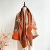 New stork scarf autumn and winter double-sided imitation cashmere scarf winter high-end warm shawl