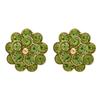 Elegant Light Luxury Diamond Inlaid Floral Earrings - High-End European & American Fashion for Women