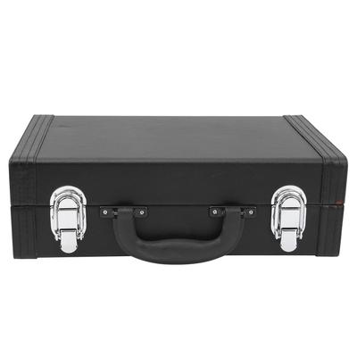 Clarinet Case Faux Leather Waterproof Hard Shell Musical Instrument Accessories IN‑125