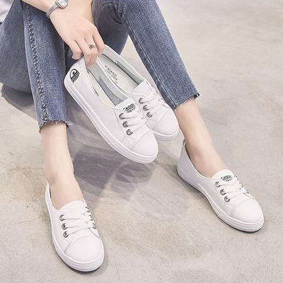 Nuove scarpe da ginnastica ins scarpe singole bocca bassa scarpe in pelle traspiranti