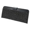 [Inden-ya] Inden Long Wallet Bundle L Thin Type Deer Leather Black Ground X Black Lacquer Akita Pattern 2107-01-AKT Akita Prefecture