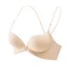 Liquid foundation skin invisible front buckle, deep V no steel ring text bra gathering beautiful back thin belt summer