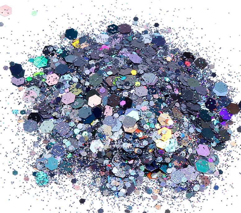 Multi-color Nail Sequins  Nail Art Flake Nail Glitter Paillette Mixed  Thin Shining 3D  Stickers Manicure Make up DIY
