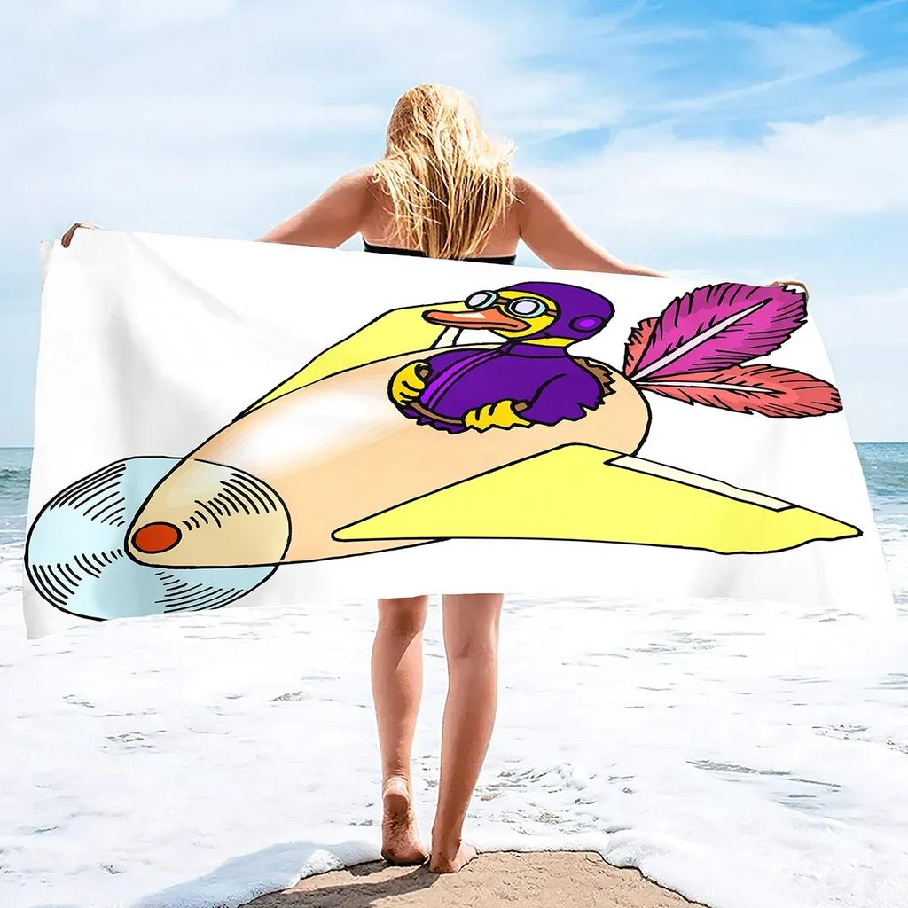 Duck Beach Towel Chair Thick Soft Quick Dry Lightweight Absorbent Towel Blanket Extra Large Pool Swim Travel Soft Towel Blanket