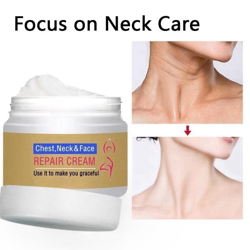 Anti-Falten-Aufhellung + Straffende Creme. Anti-Aging-Creme für Brust, Hals und Gesicht