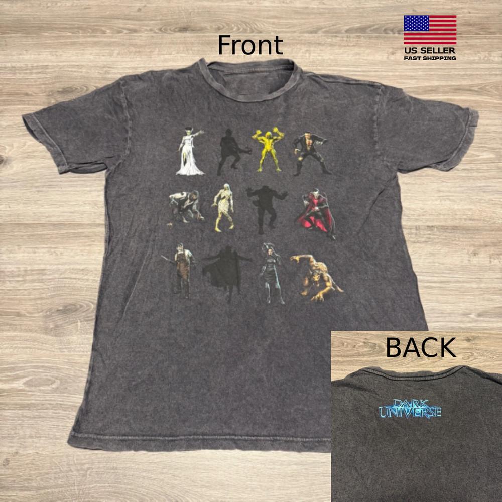 2025 DARK UNIVERSE Epic Universe Universal Studios Theme Park , Reprint Unisex T-Shirt XXXXL