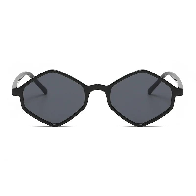 Okulary przeciwsłoneczne Damskie Przezroczyste Niebieskie Okulary przeciwsłoneczne Dla Mężczyzny Nieregularne Vintage Mała Oprawka Gogle UV400 Damskie