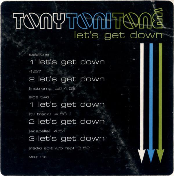 12inch Record TONY! TONI! TONE! - Let's Get Down MELP118 Mercury 1997 US Soul/Funk Used