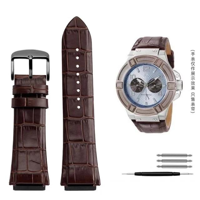 Genuine Leather Watchband For GUESS Watch U0247G3 W1058G2 W0040G3 W0040G7 W0281G Series Strap Bracelet Watch Accessories 22mm