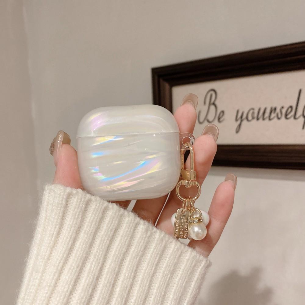 Dreamy Pearl Shell Case For AirPods Pro 3 Pro3 Cover For AirPods Pro2 Pro 2 2nd 4 3 2 1 Cases With Headphone Coque