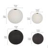 European Style Ceramic Round Ceramic Vase Frosted Spherical Flower Arrangement Ornaments Living Room Dining Table Floral Vase