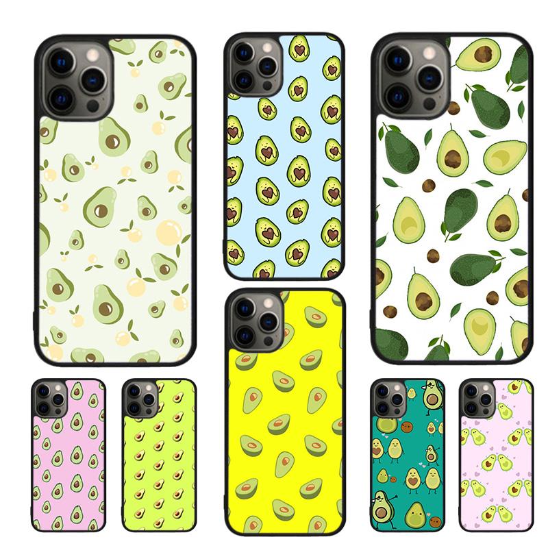 Funny Floral Avocado Mobile Phone Cases Cover For iPhone 17 Air 16 15 14 12 13 11 Pro MAX Apple Plus Coque