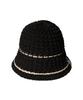 Seullipiseullib Line Minimal Black Bucket Hat