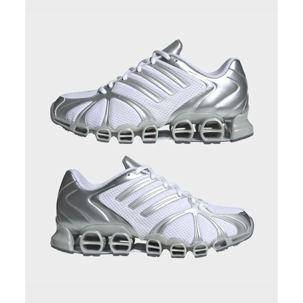 adidas  Mega Ghostride White Silver Metallic Women Sneakers Cloud-White Matte-Silver JQ0555