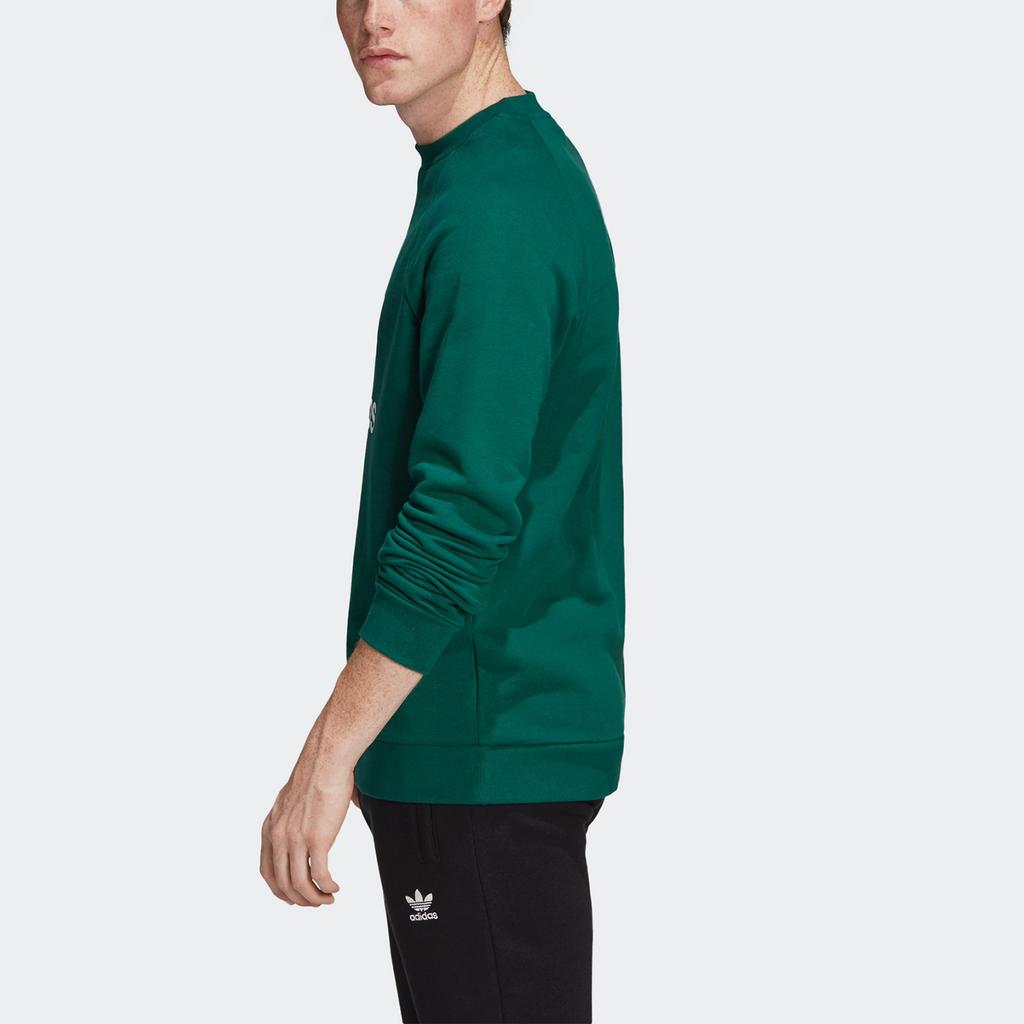 adidas Originals Casual Sports Round Neck Pullover Green Men's FL1774
