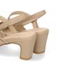 Verformtes Quadrat einfach zu einfach zu gehen groß und klein hinten 41301 BEIGE cm [Oriental Traffic] Pumps, Absatz, Zehenbereich, Damen-, Tragen, in, Größen, Riemen, Pantoletten,