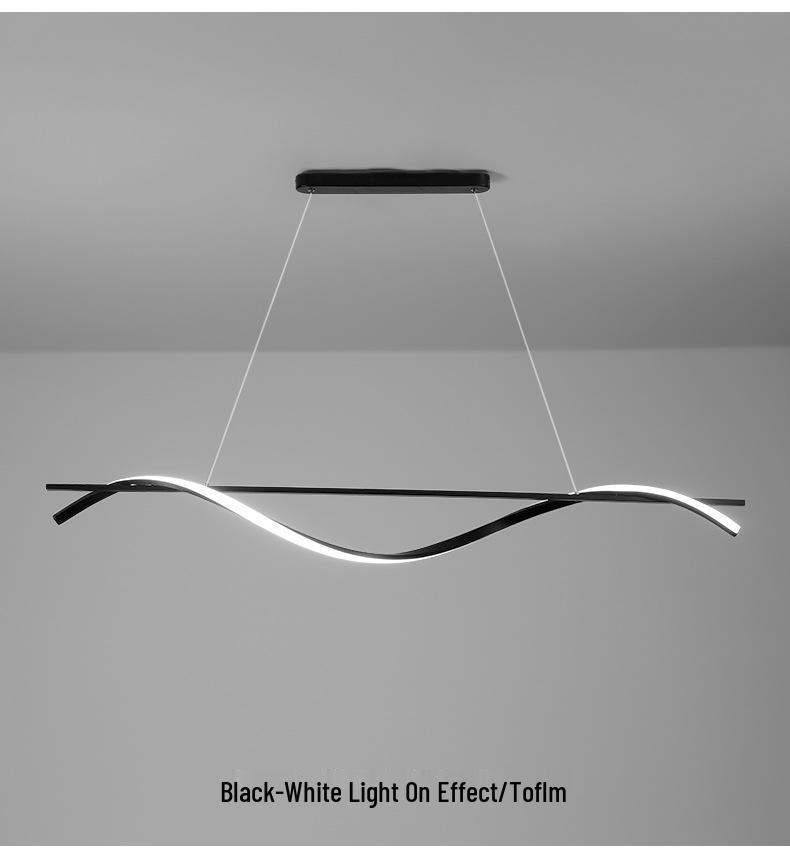 Nordic Modern LED Chandelier: Irregular Creative Lighting for Dining, Living Room, or Bar.